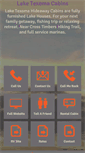 Mobile Screenshot of laketexomahideaway.com